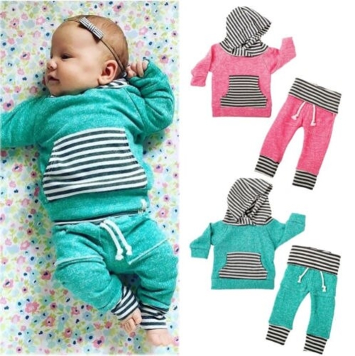 Brand new winter Striped Toddler children clothing