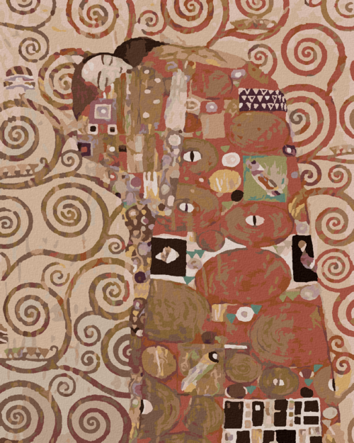 Paint by Numbers - TREE OF LIFE DETAIL (G. KLIMT)