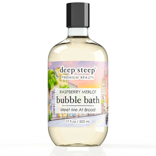 17oz Bubble Bath- Raspberry Merlot- Deep Steep