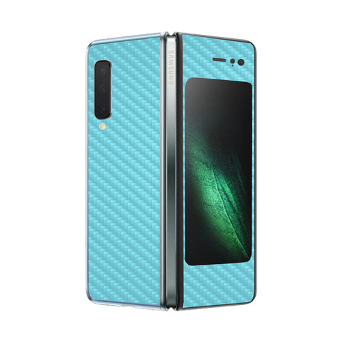 MightySkins CF-SAGFO-Solid Baby Blue Carbon Fiber Skin for Samsung Gal