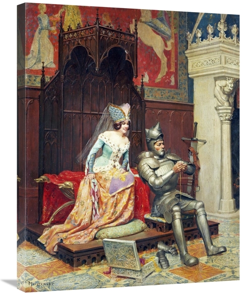 Global Gallery GCS-266858-30-142 30 in. An Arthurian Legend Art Print 