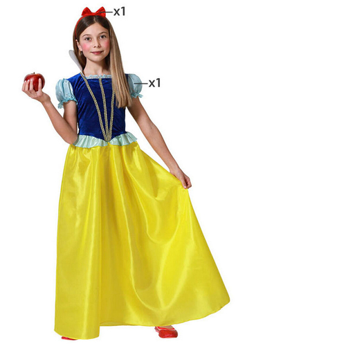 Costume for Children Snow White 7-9 Years (2 Pieces)