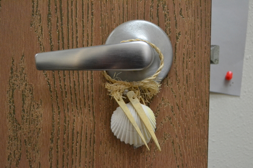 Assort White Seashell Hanger Beach Decor