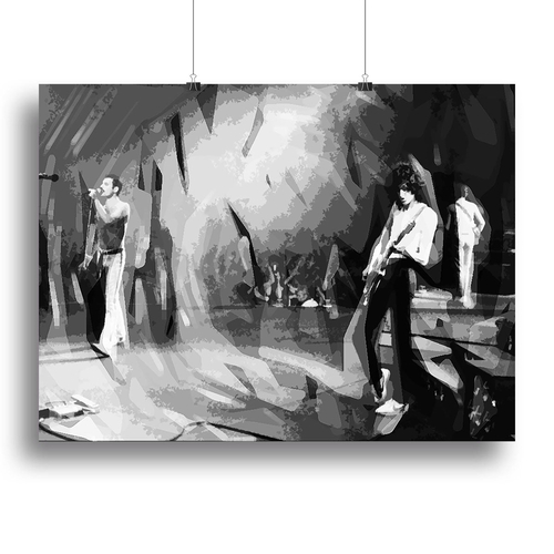 Queen Live Pop Art Canvas Print or Poster