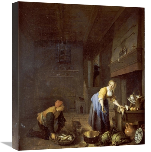 Global Gallery GCS-267323-22-142 22 in. A Kitchen with a Kitchen Maid 