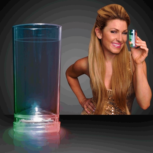 Blinkee 1295010 LED High Ball Glass, Multi Color