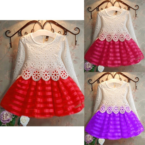 Toddler Infant Pageant Flower Kids Girls Cute