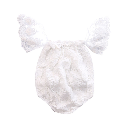 2017 Babies Off shoulder Newborn Baby Girl Lace