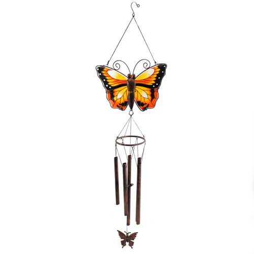 Yellow Butterfly Windchime