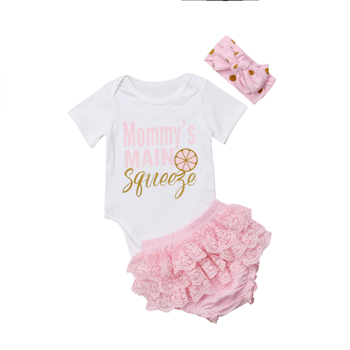 Pretty Newborn Baby Girls Princess Party Sets