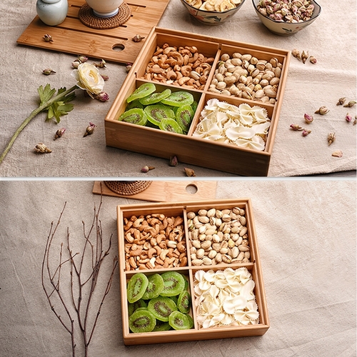 Square Bathtub Snack Container Tea Snack Candy