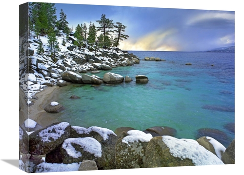 Global Gallery GCS-396330-1620-142 16 x 20 in. Hidden Beach & Memorial