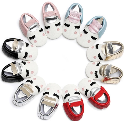 New Blush angle Unicorn Baby boot Baby Soft Sole