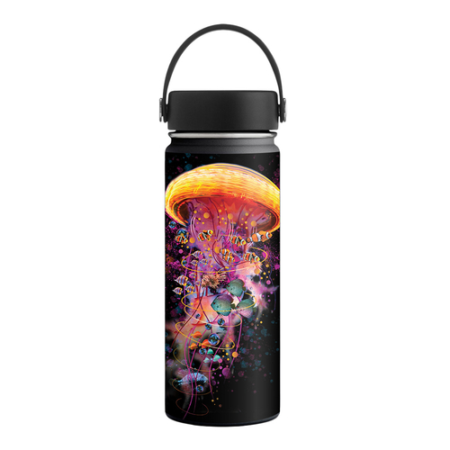 MightySkins HFWI18-Jellyfish Ride Skin for Hydro Flask 18 oz Wide Mout
