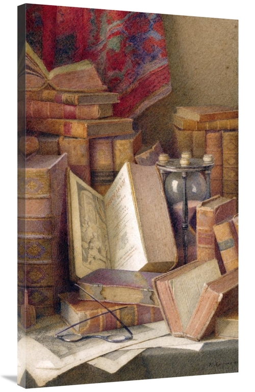 Global Gallery GCS-268551-40-142 40 in. Old Books to Read Art Print - 