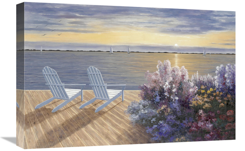 Global Gallery GCS-128654-1624-142 16 x 24 in. Deck VIew Art Print - D