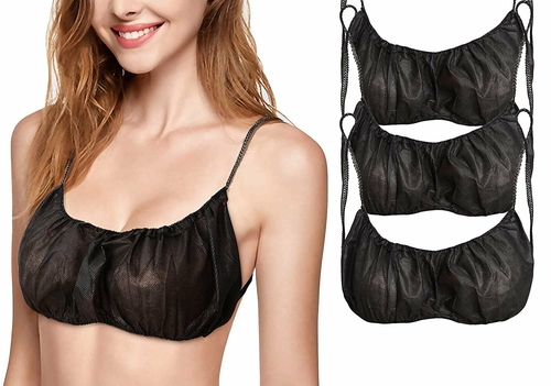 Backless Bras. Case of 600 Spa Undergarments. Disposable Bras for spa