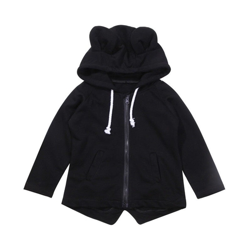 2018 Cute Kids Baby Boy Hooded 3D Bear Jacket