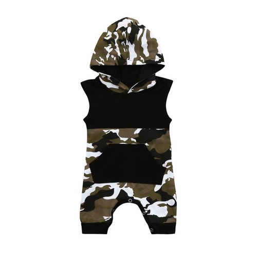 Newborn Toddler  Baby Sleeveless Camouflage