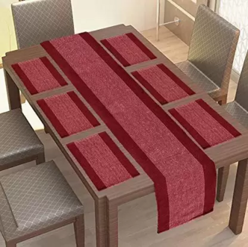 Maroon Organic Cotton Table Linen Set ()