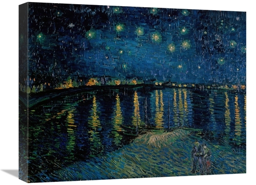 Global Gallery GCS-281306-22-142 22 in. Starlight Over the Rhone Art P