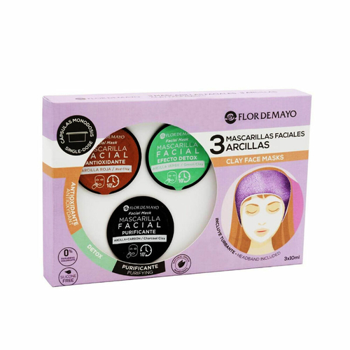 Unisex Cosmetic Set Flor de Mayo Facial Mask (3 pcs)