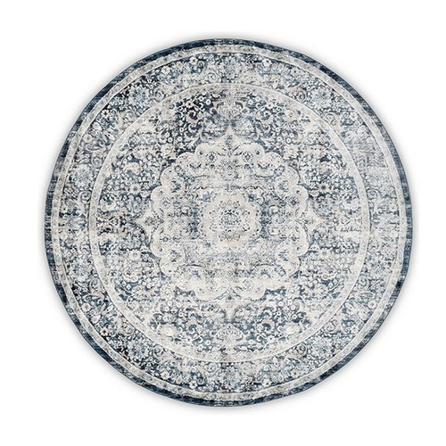 Bahama Navy Round Rug 215 Cm