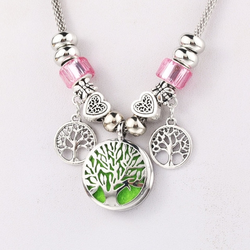 Life of Tree Snake Chain Aromatherapy Necklace