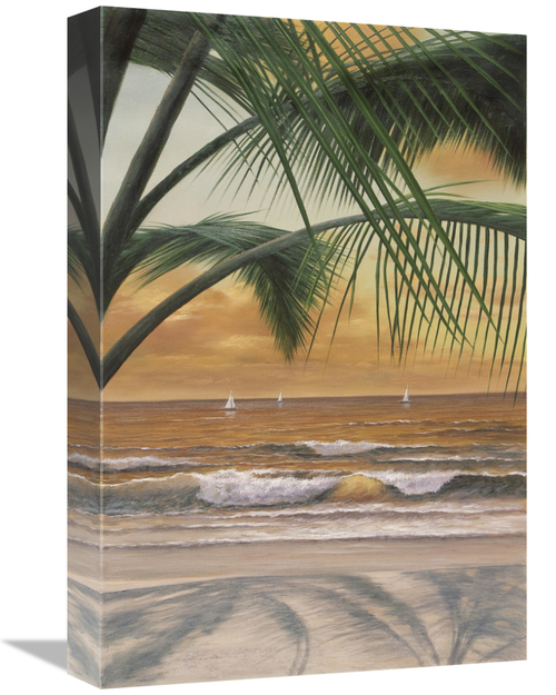 Global Gallery GCS-127761-1218-142 12 x 18 in. Paradiso Sunset Art Pri