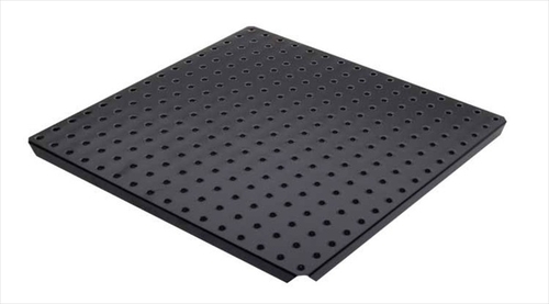 Alligator Board ALGSTRP16x16PTD-BLK Black Powder Coated Metal Pegboard