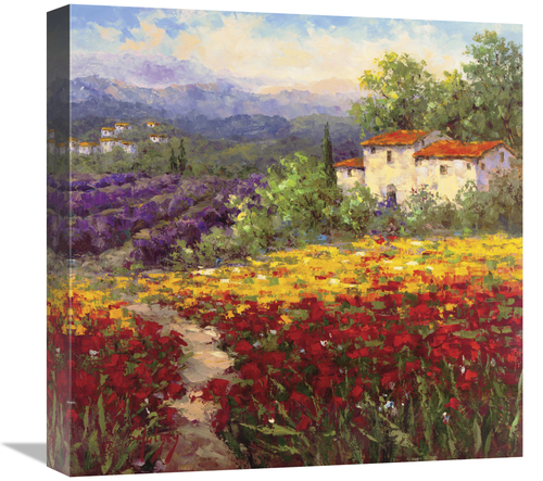 Global Gallery GCS-125300-1818-142 18 x 18 in. Fleur Du Pays II Art Pr