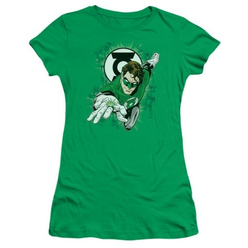 Trevco Gl-Ring First Short Sleeve Junior Sheer Tee, Kelly Green - 