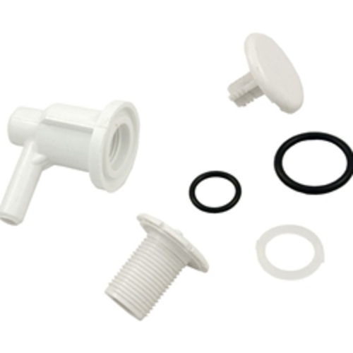 Waterway WW6702200B 0.37 in. Barb Body Air Injector - White