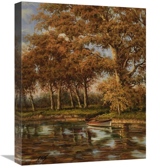 Global Gallery GCS-132574-1620-142 16 x 20 in. Crique De Peche Art Pri