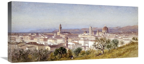 Global Gallery GCS-267868-30-142 30 in. View of Florence Art Print - S