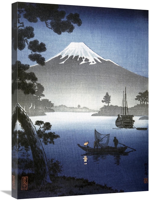 Global Gallery GCS-283117-30-142 30 in. Japanese Print - Mount Fuji Fr