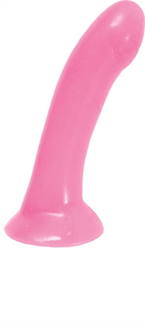 Femme Flared Base Rubber Dildo - Hot Pink