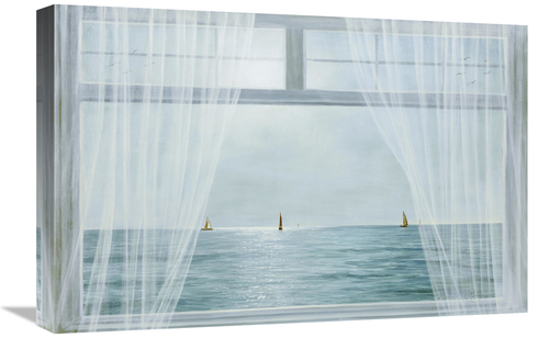 Global Gallery GCS-138449-1624-142 16 x 24 in. Morning VIew Art Print 