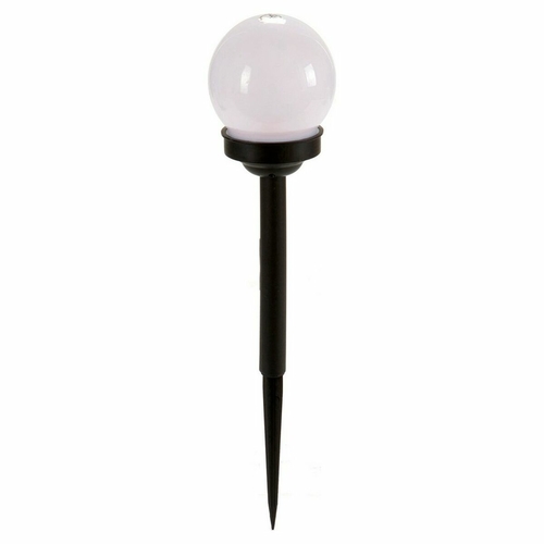 Solar lamp Plastic Black and white (9,5 x 38 x 9,5 cm)