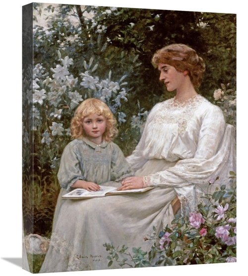 Global Gallery GCS-266503-22-142 22 in. Portrait of a Mother & a Daugh