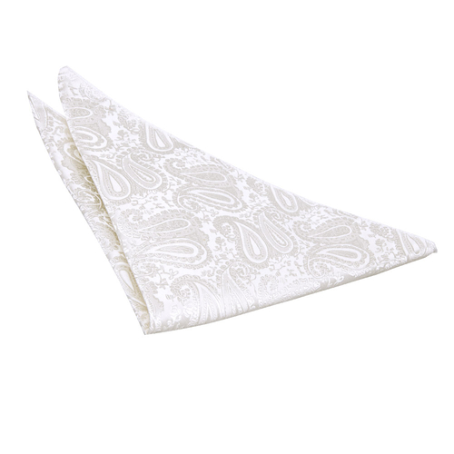 Paisley Handkerchief - Ivory