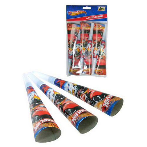 Party supply set Hot Wheels 4 uds Trumpet