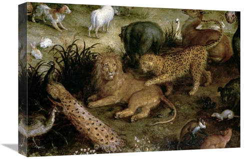 Global Gallery GCS-281790-22-142 22 in. The Land of Paradise - Detail 