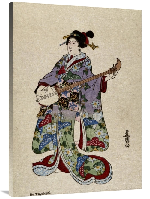 Global Gallery GCS-280588-40-142 40 in. Shamisen II Art Print - Utagaw