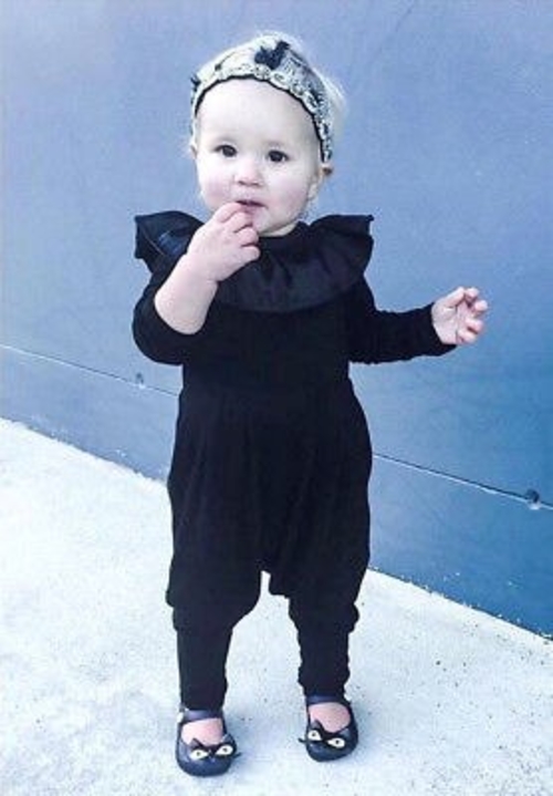 Fashion Baby Girl Romper Long Sleeve Nice Sewed