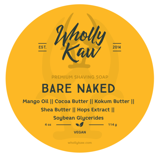 Unscented Bare Naked Shave Soap