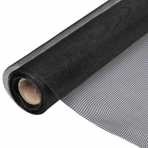 Mesh Screen Fiberglass 3' 3" x 16' 4" Black
