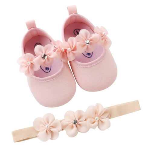 Fashion 2019 New 2pcs/set Flower Headband + Baby