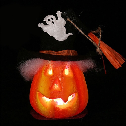 1pc Halloween Hanging Glowing Ghost Pumpkin