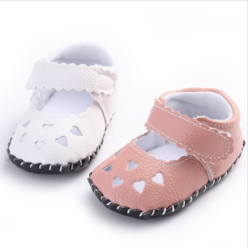 0 18M Newborn Girl Boys Baby Soft Sole Crib Shoes